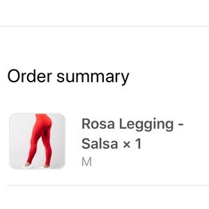 Rosa Buffbunny leggings - “Salsa”